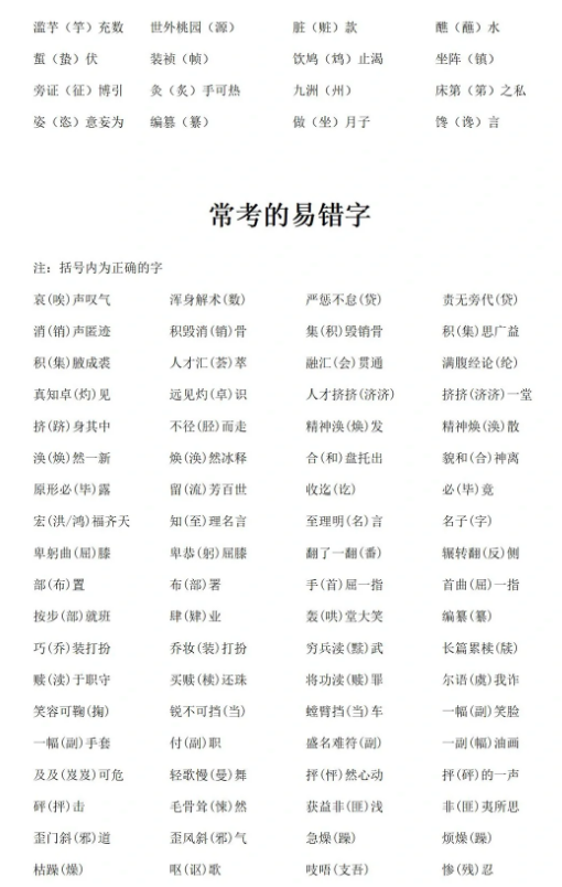 安徽高职分科语文考试复习备考