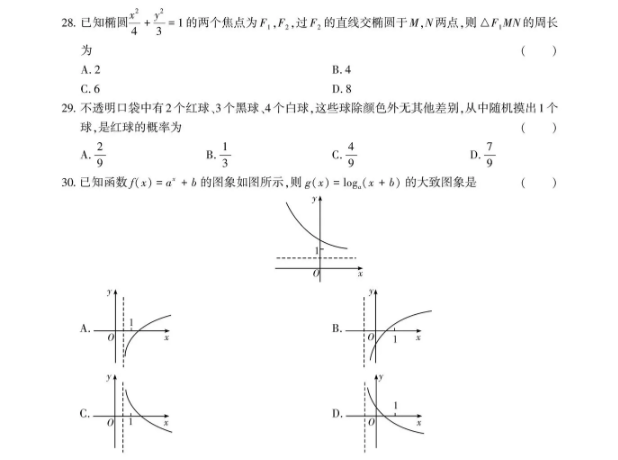 安徽高职分类考试数学复习备考
