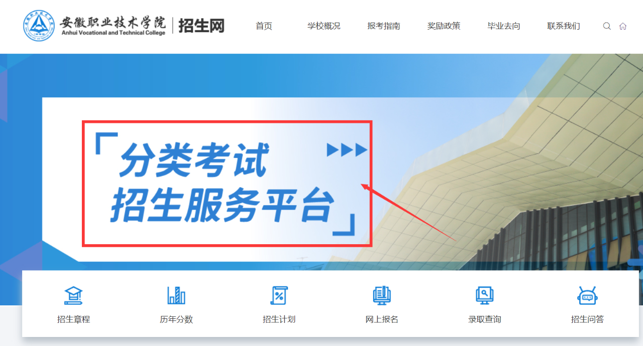 安徽职业技术学院分类考试